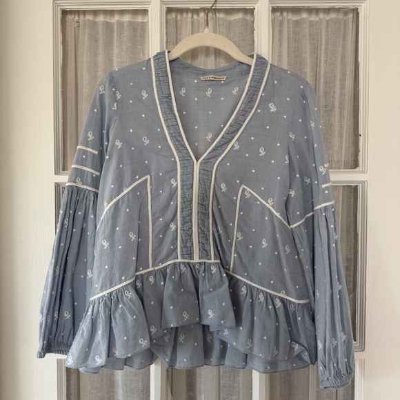Ulla Johnson Etienne Blouse, Size 2 - Picture 1 of 6